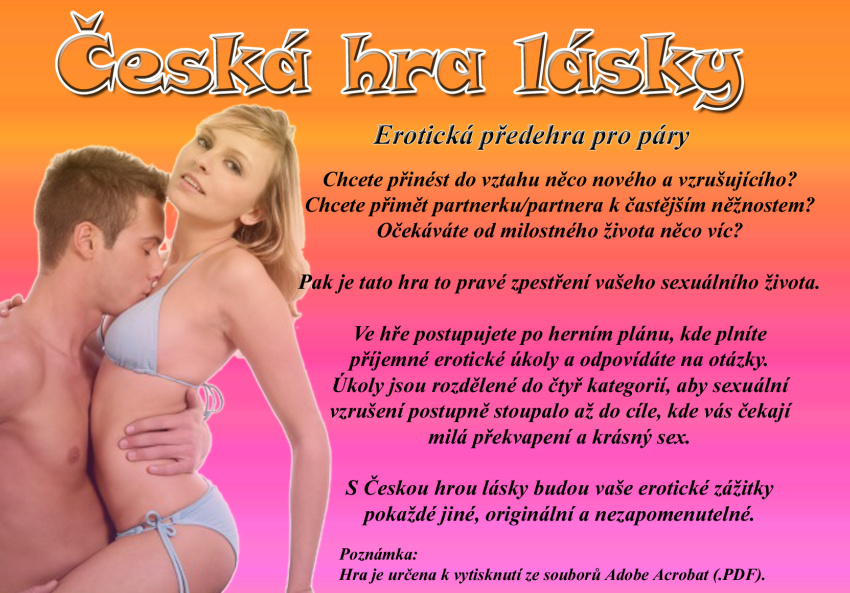 Česká hra lásky - romantická hra pro páry